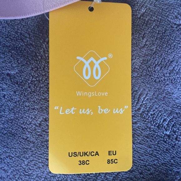 Wingslove Women's Push Up Light Purple Leopard Bra - Picture 5 of 7